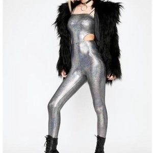 Dolls Kill Astro Flash Cutout Catsuit